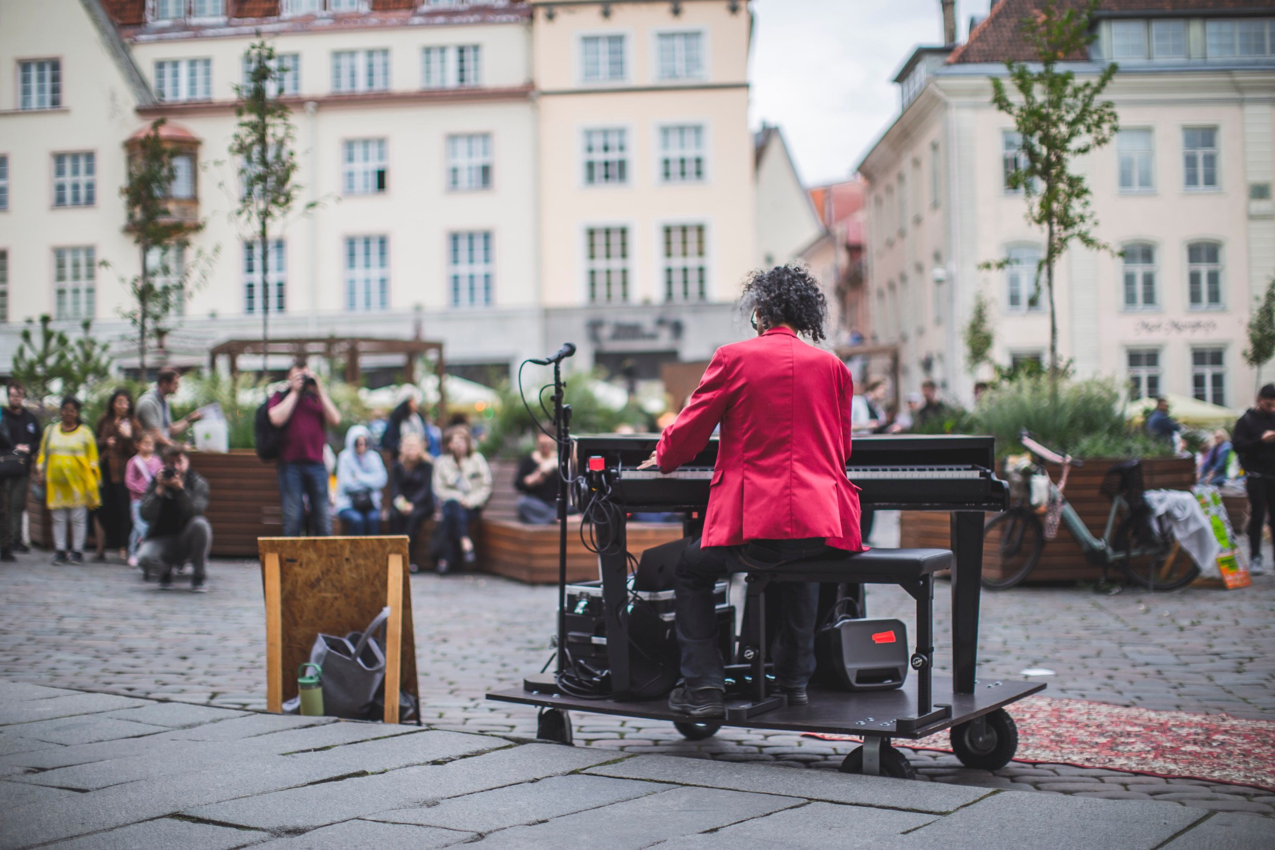 Arashk Azizi at the Tallinn Fringe Festival 2026 press day